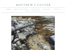 Tablet Screenshot of matthewjcutter.com